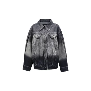 ONLY Denim Jacket Unisex Dark Gray