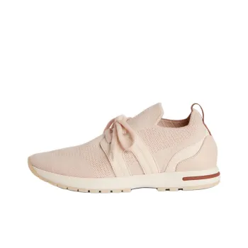 Loro Piana 360 Lp Lady Flexy Walk Low Top Casual Shoes Women's Pink