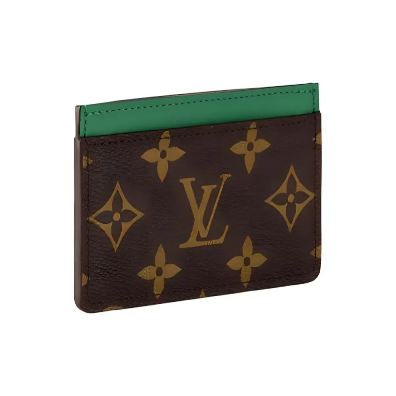 LOUIS VUITTON Card Holder Pm Colormania Green-1