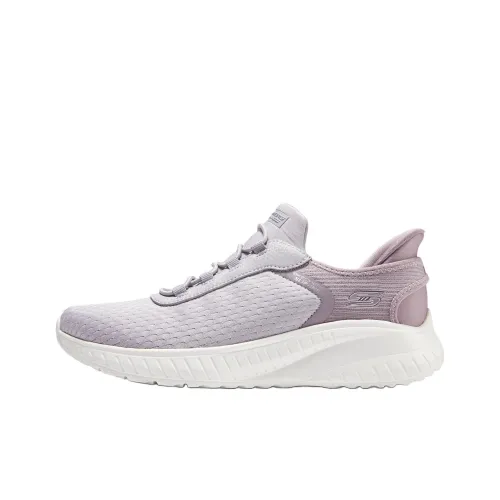 Skechers Slip Ins Anti Slip Wear Resistant Low Top Casual Shoes Women's Light Purple