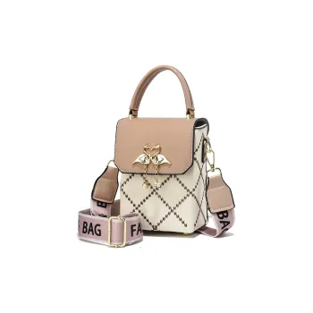 Weymond Artificial Leather Cell Phone Pouch Women's White/Black/Khaki/Pink/Green