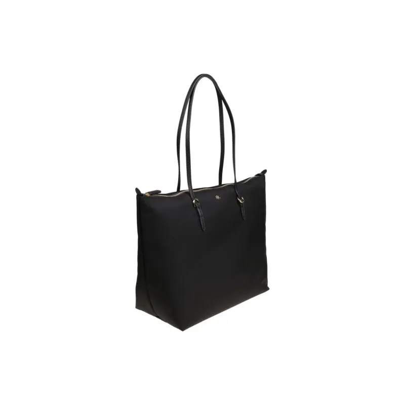 Ralph Lauren Nylon Tote Bag, Shopping Bag, Shoulder Bag, Handbag Tubas Women's Black-1