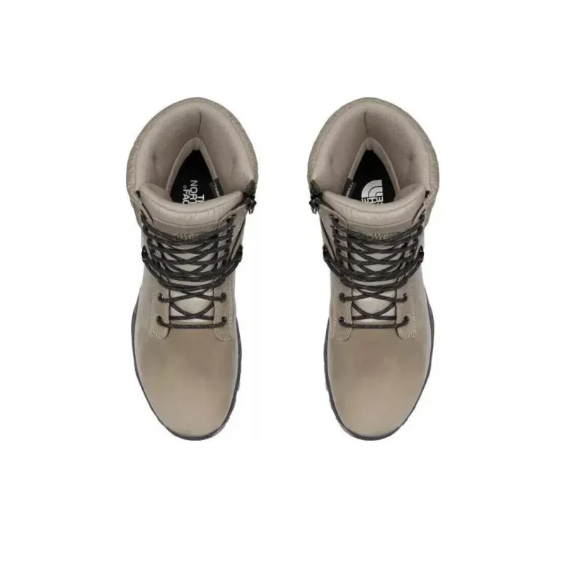 THE NORTH FACE ThermoBall Warm And Wear Resistant Short Mid Calf Snow Boots Men's Gray Brown-1