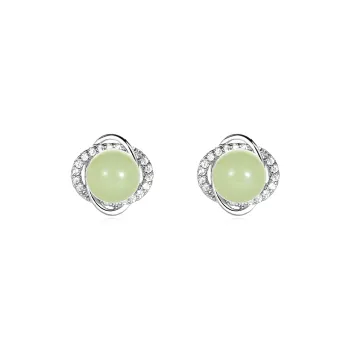 Rhymes Gold Plated Copper Stud Earrings Women's