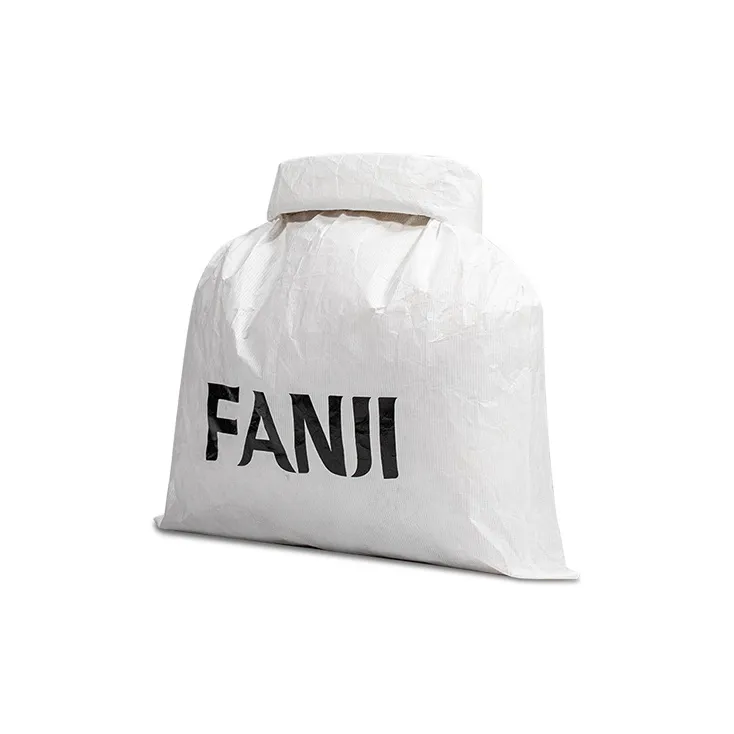 FANJI DuPont Paper Shake-It Bag Portable Storage Bag Unisex White/Black/Silver-1