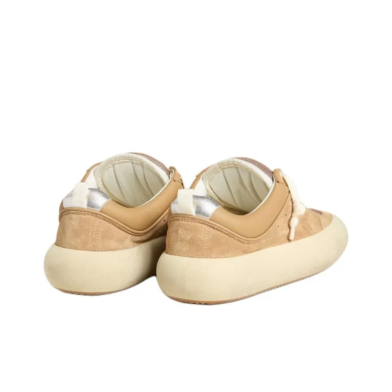 Golden Goose Space Star Low Top Skateboard Shoes Men's Brown-3