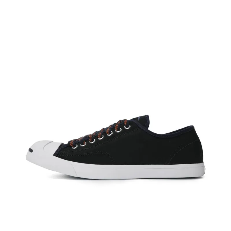 Converse Jack Purcell Non-slip Lightweight Low-Top Canvas Shoes Unisex Black-0