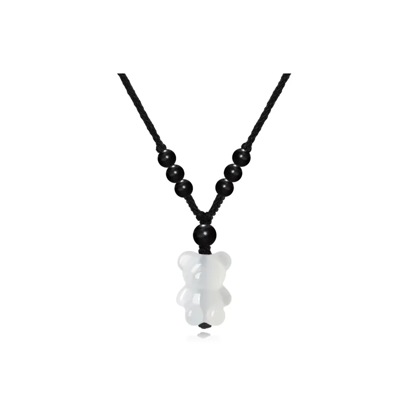 Master Kim Ebony Jade Necklaces Unisex-1
