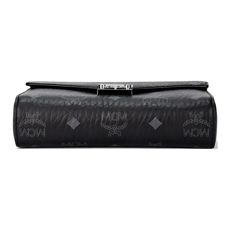 MCM Millie Visetos Shoulder Bags-3