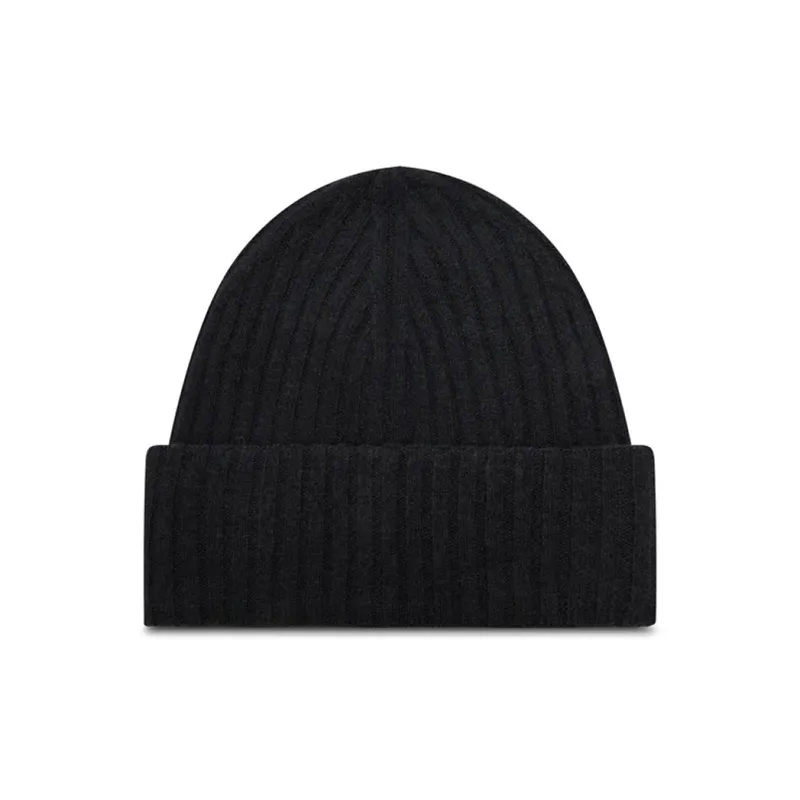 BOSS Cashmere Pure Virgin Wool Beanies Unisex Black-1