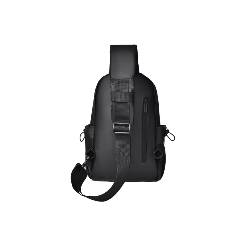 Warrior PU Sling Bag Regular Men's Black-3