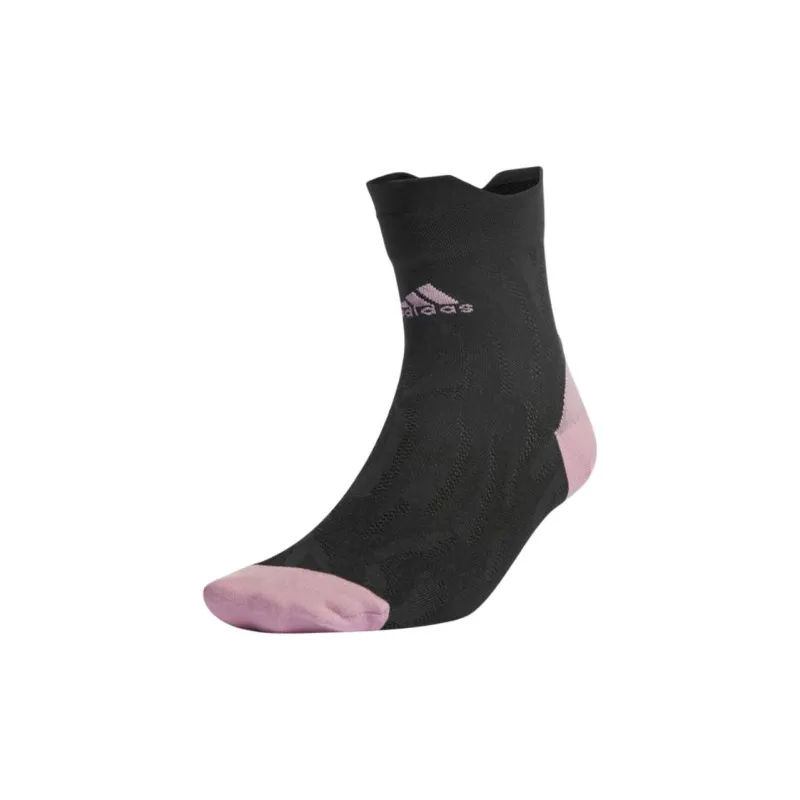 Adidas Mid Calf Socks Unisex 1 Pack Black/purple Pink-0