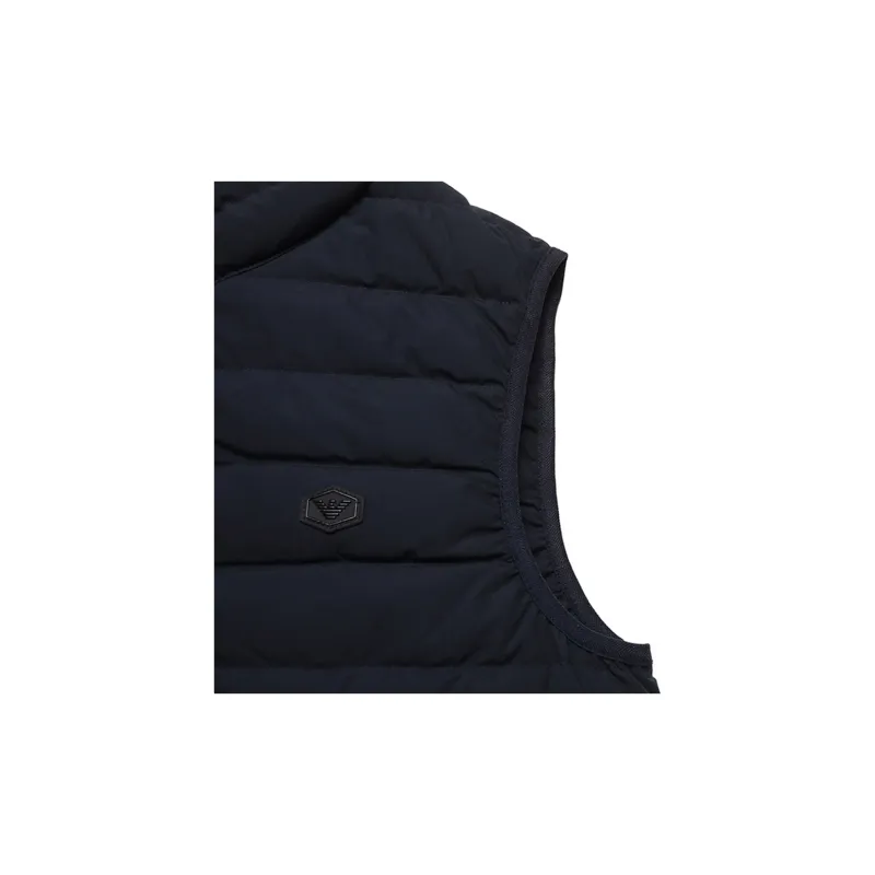 EMPORIO ARMANI Logo Patch Padded Gilet-6
