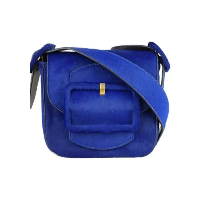 TORY BURCH Calfskin Crossbody Bag, Shoulder Bag Women's Blue-0