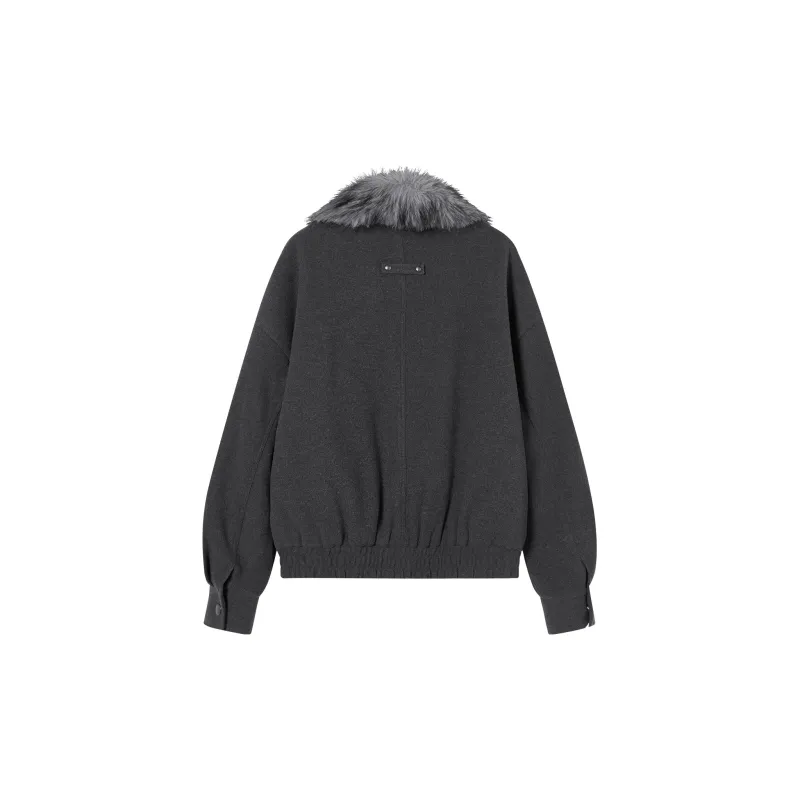 I'M ONE Velvet feel Coat Women's-1