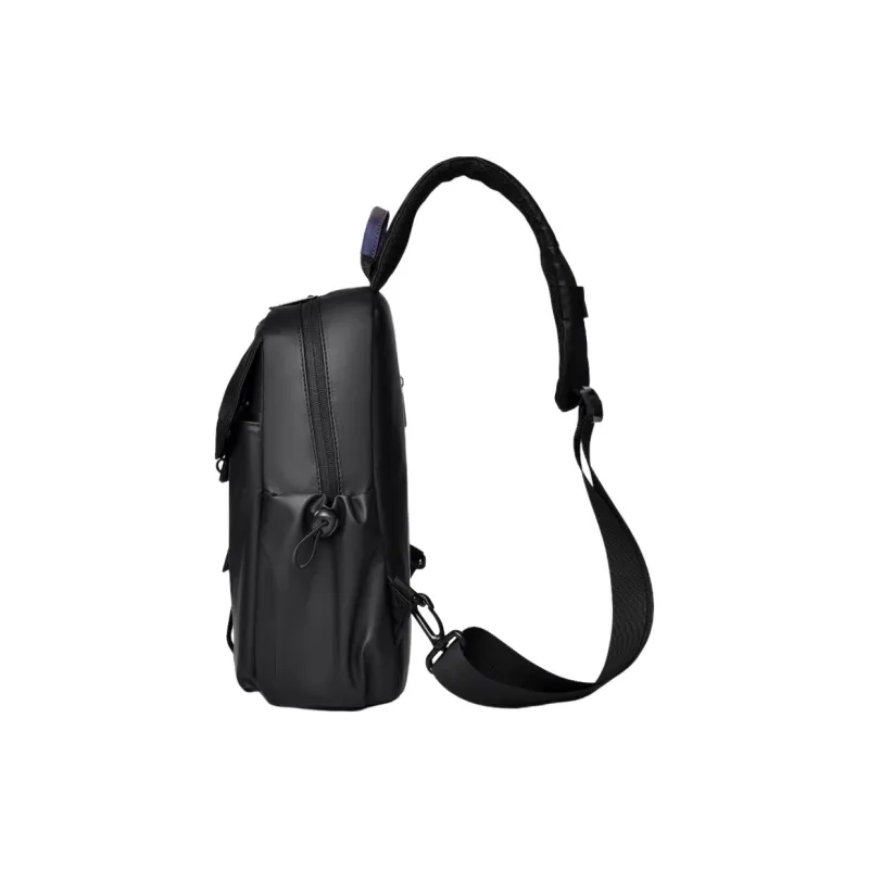 Warrior PU Sling Bag Regular Men's Black-4