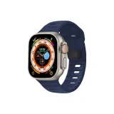 Golden Steel Buckle, Navy Blue