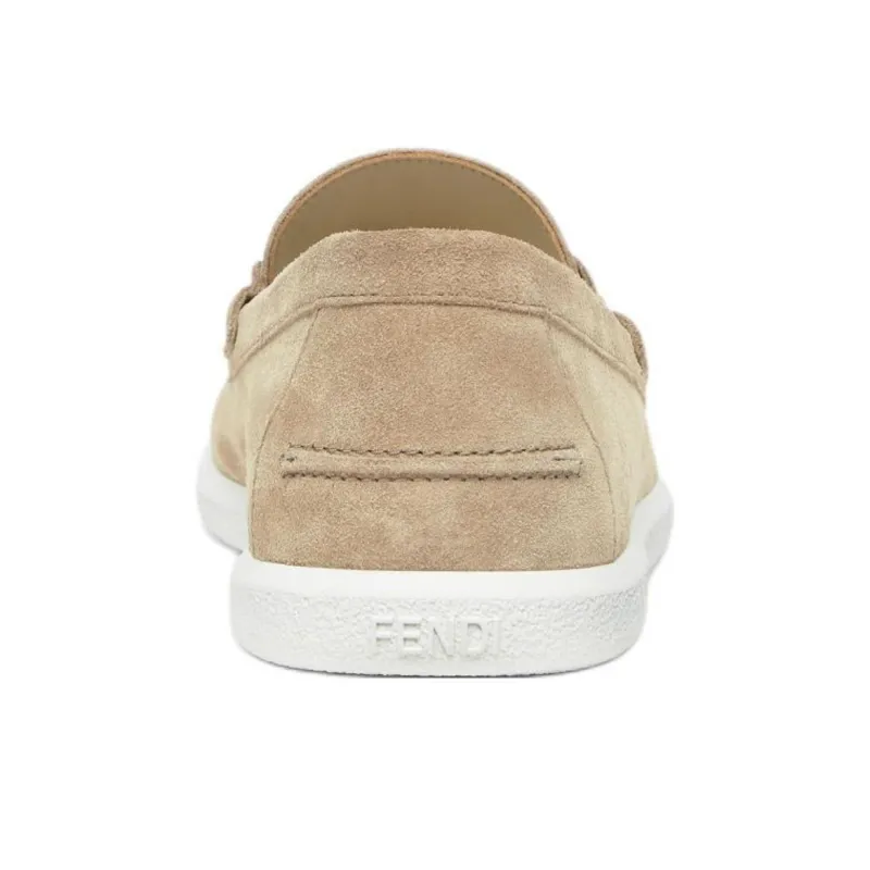 FENDI O'Lock Slip On Loafers-4