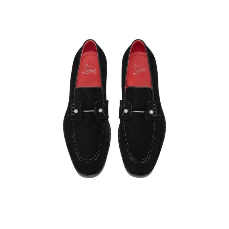 CL Chambelimoc Night Strass Loafers Men's Black-4