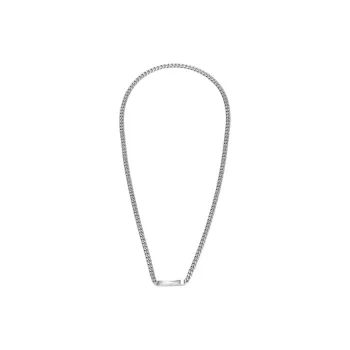 CALVIN KLEIN Stainless Steel Necklaces Men's Silver