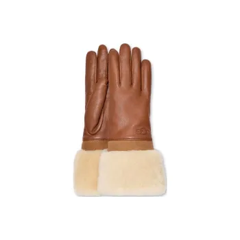 UGG Sheepskin Gloves Women's Chestnut