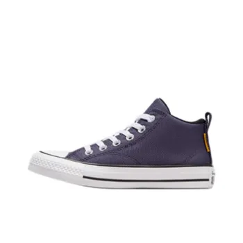 Converse Chuck Taylor All Star Anti-Slip Wear-Resistant Mid-Top Kids Canvas Shoes Dark Purple Teenagers