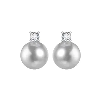VERENA REINE Zircon Stud Earrings Women's