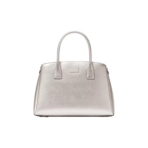 Kate Spade Leather Shoulder Bag Crossbody Bag Handbag Women's Silver