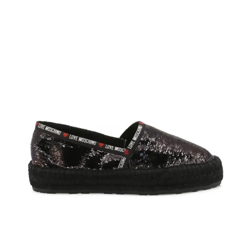 LOVE MOSCHINO Espadrilles Women's Black-4