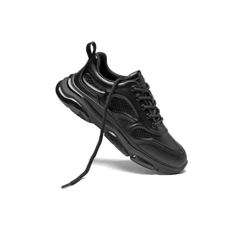 AOKANG Height Increasing Slip Resistant Low Top Chunky Sneakers Men's Shopping Bag-3
