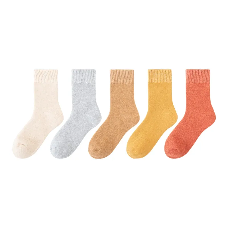 AOKANG Mid Calf Socks Women's 5 Pack-0