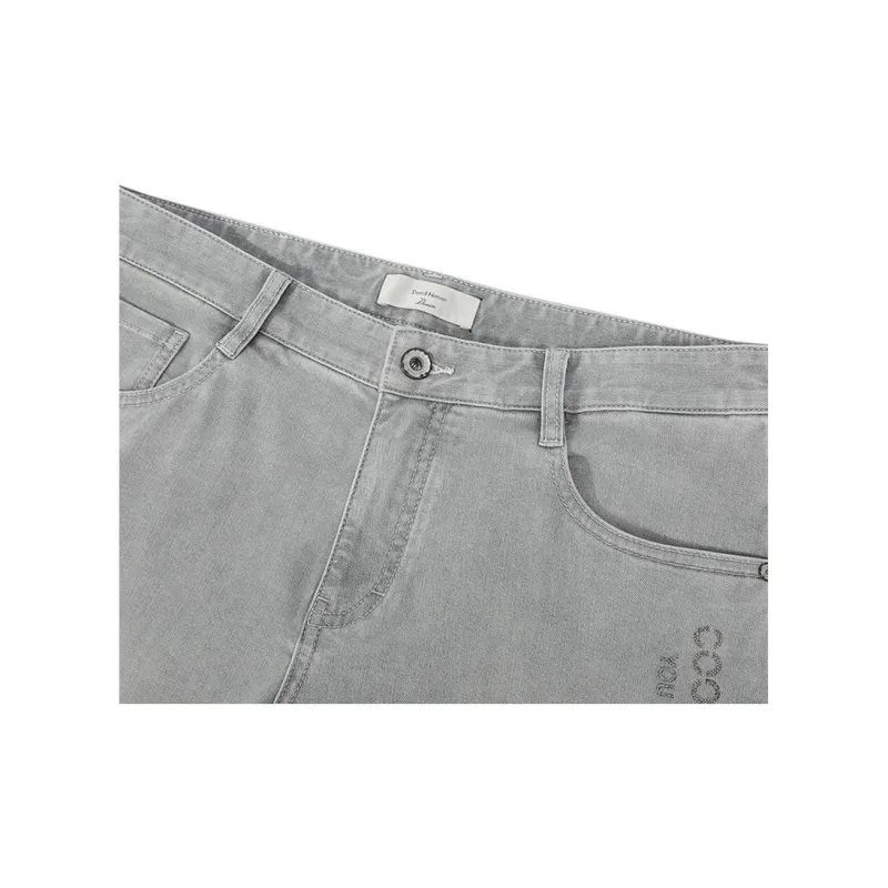 DAVID NAMAN Jeans Men Gray-2