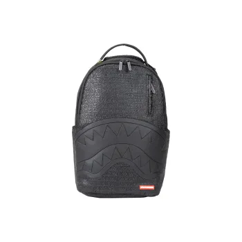 SPRAYGROUND PVC Polyvinyl Chloride Backpack Regular Unisex Black
