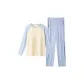 Light Yellow+Aqua Blue