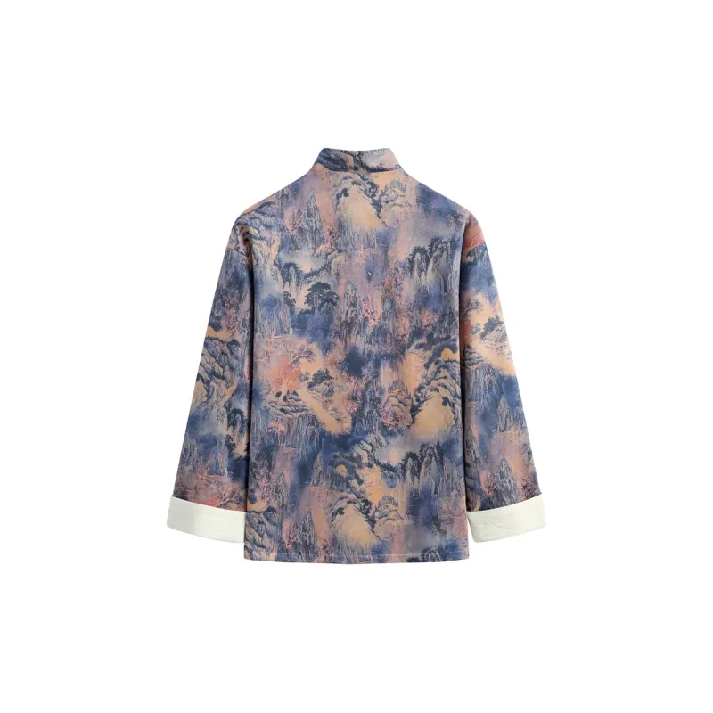XUANSHENG Jackets Coats Men's Alpine Flowing Water-2