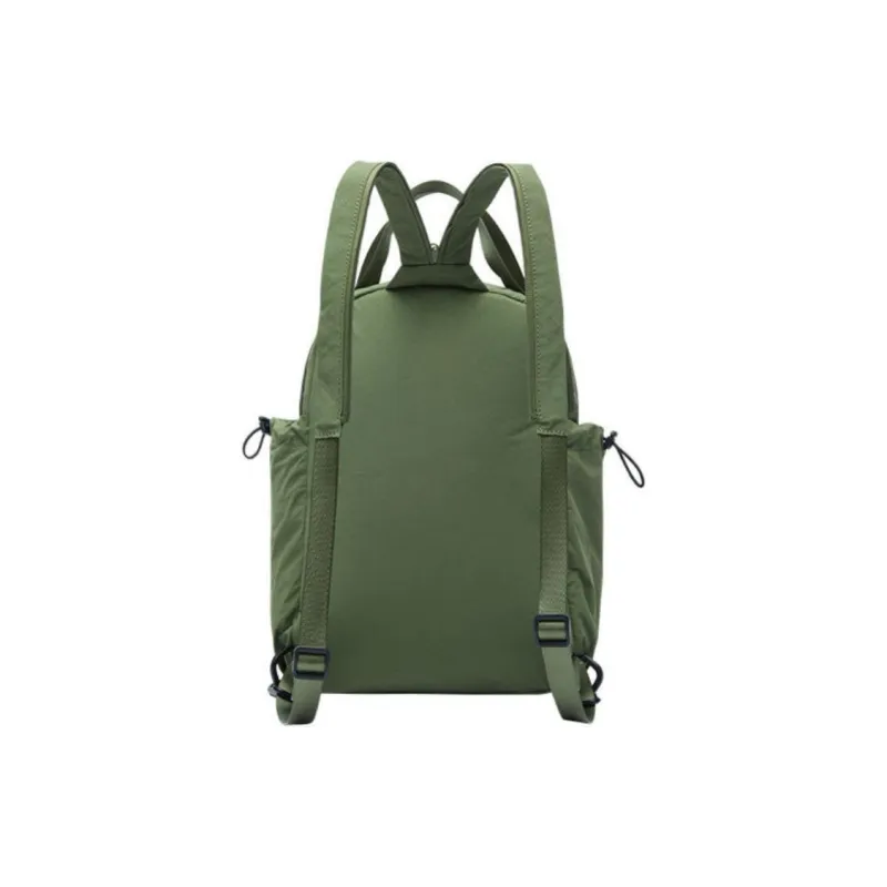 Anta Nylon Fabric Backpack Regular Unisex Basic Black/Ink Jade Green-8