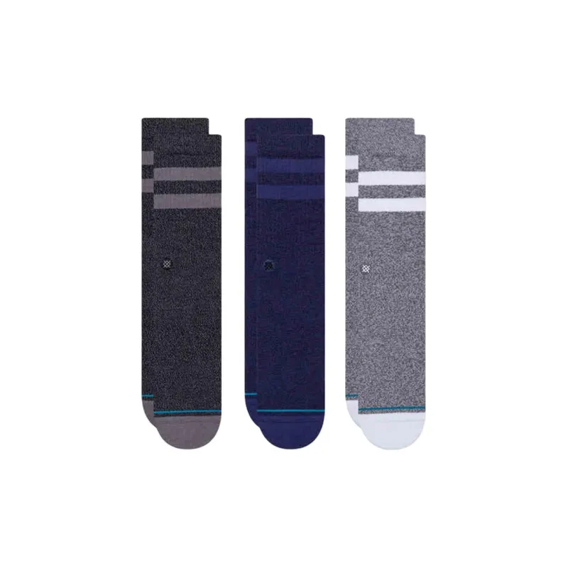 Stance Mid Calf Socks Unisex 3 Pack Gray-0