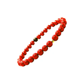 ZANJICHUANQI Cinnabar Jade Bracelets Women's