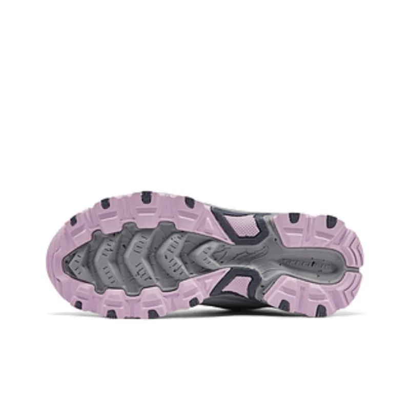 Skechers Anti Slip Wear Resistant Mid Top Trekking Shoes Women's Gray Pink-3