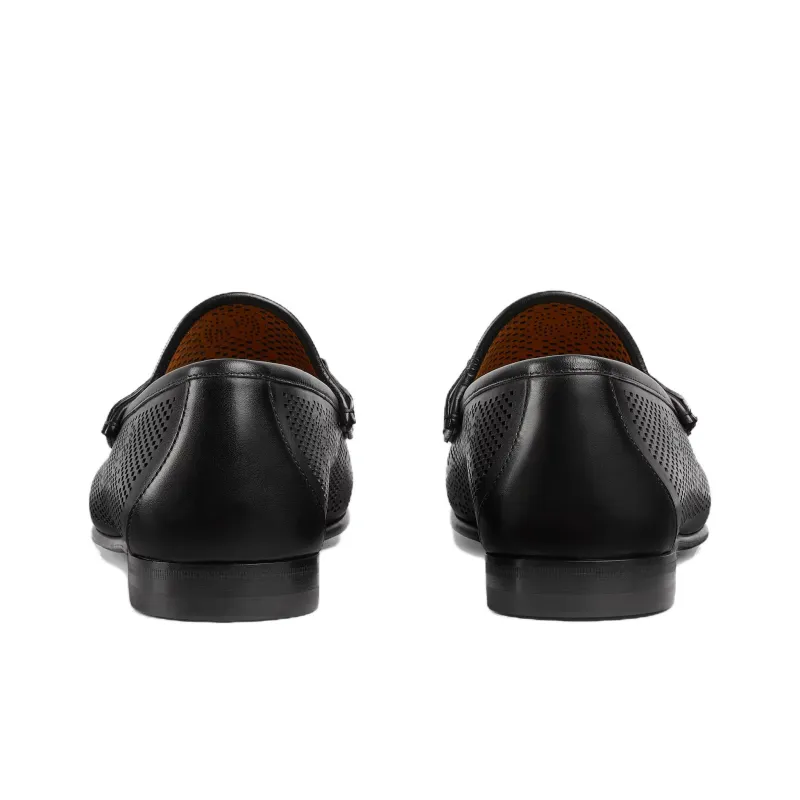 GUCCI Horsebit 1953 Loafers Men's Black-4
