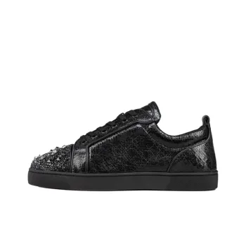 CL LUBOTING Louis Low Top Skateboard Shoes Men's Black