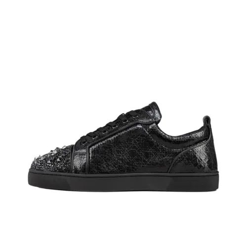 CL LUBOTING Louis Low Top Skateboard Shoes Men's Black