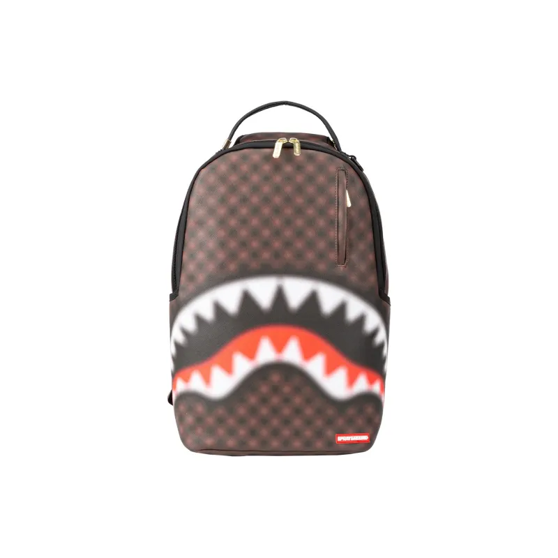 SPRAYGROUND SHARKS IN PARIS BLUR EFFECT BACKPACK Unisex Brown-0