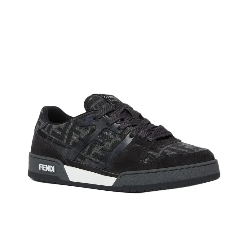 FENDI Ff Jacquard Low Top Sneakers-2