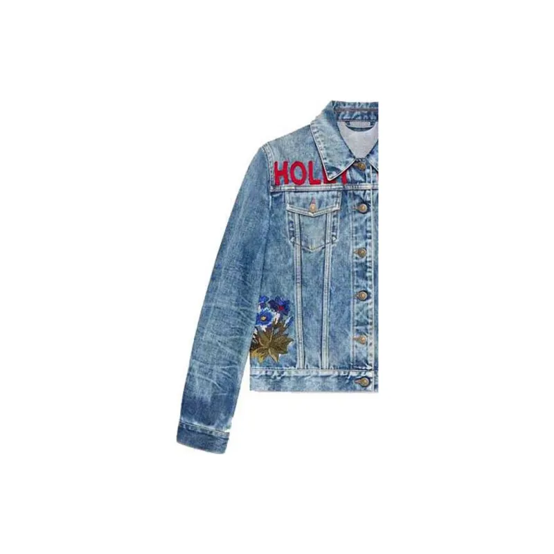 GUCCI Jackets Coats Unisex Blue-5