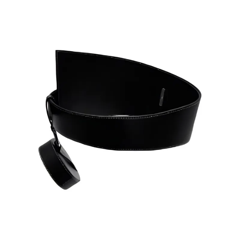 Offnen Top Grain Cow Leather Fanny Pack Regular Unisex Atomic Black/Amber-2