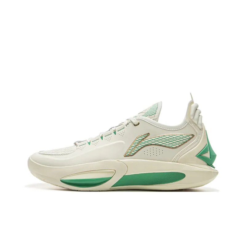 LiNing JB3 Anti Roll over Coverage Low Top Basketball Shoes Men's Ivory-0