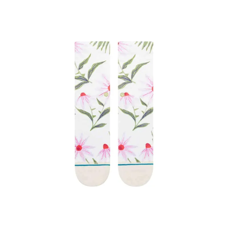Stance Mid Calf Socks Women's 1 Pack Ecru-0