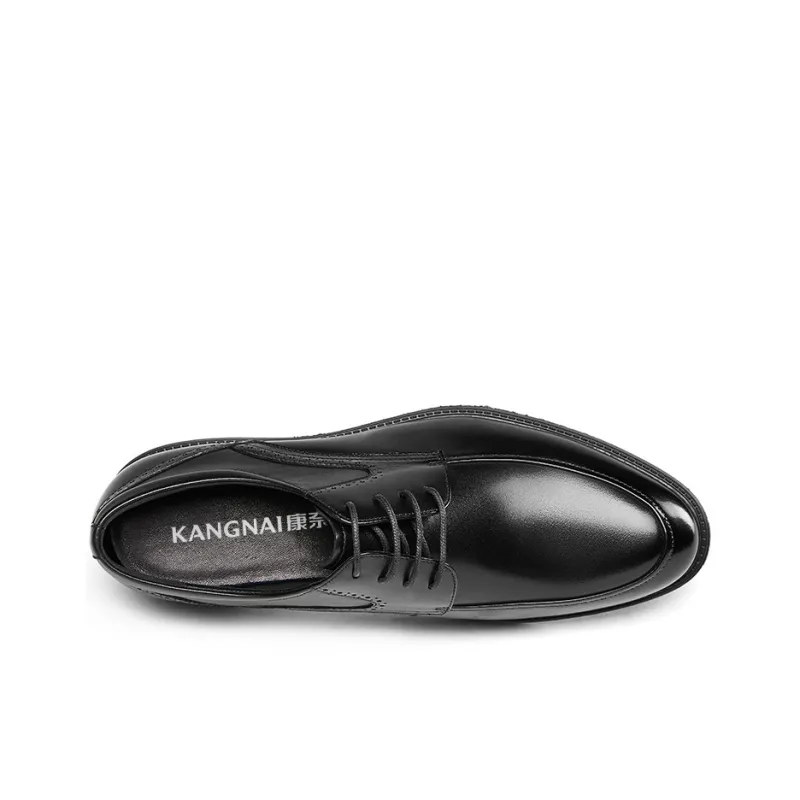 KANGNAI Business Leather Shoes Men's Black-2