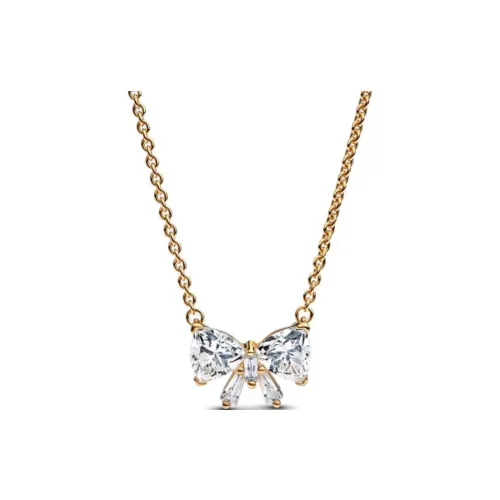 Pandora Gold Plated Necklaces Women's Gold